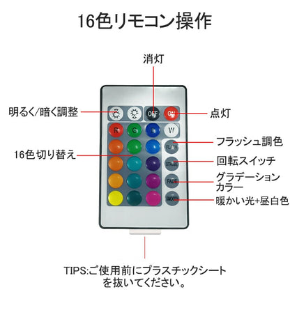 水の波紋プロジェクター付きクリスタルランプ